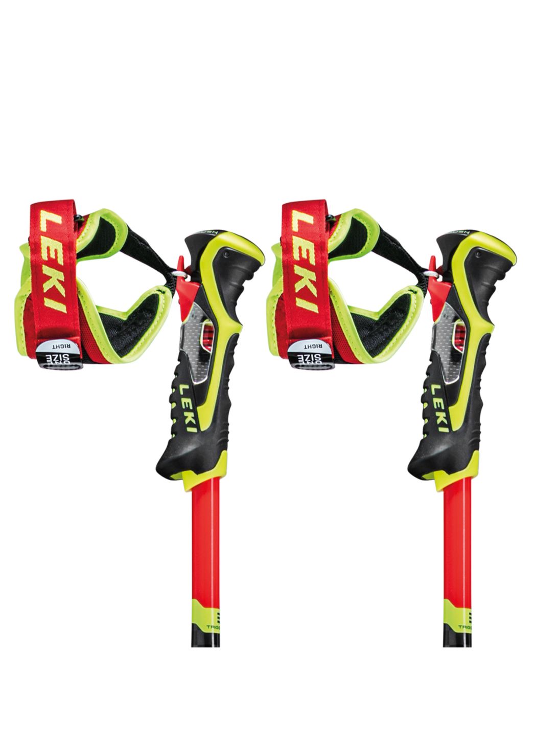 Leki, Wcr Tbs Sl 3D Bâtons de ski unisexe jaune, noir, rouge 