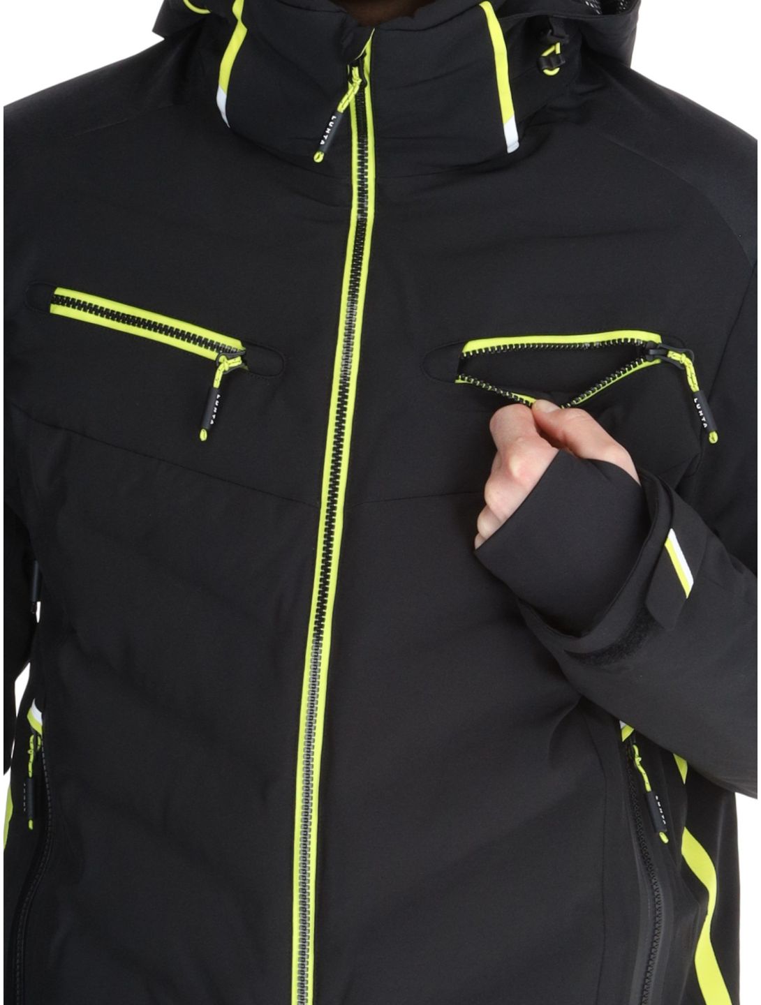 Luhta, Aakenustunturi veste de ski hommes Black noir 