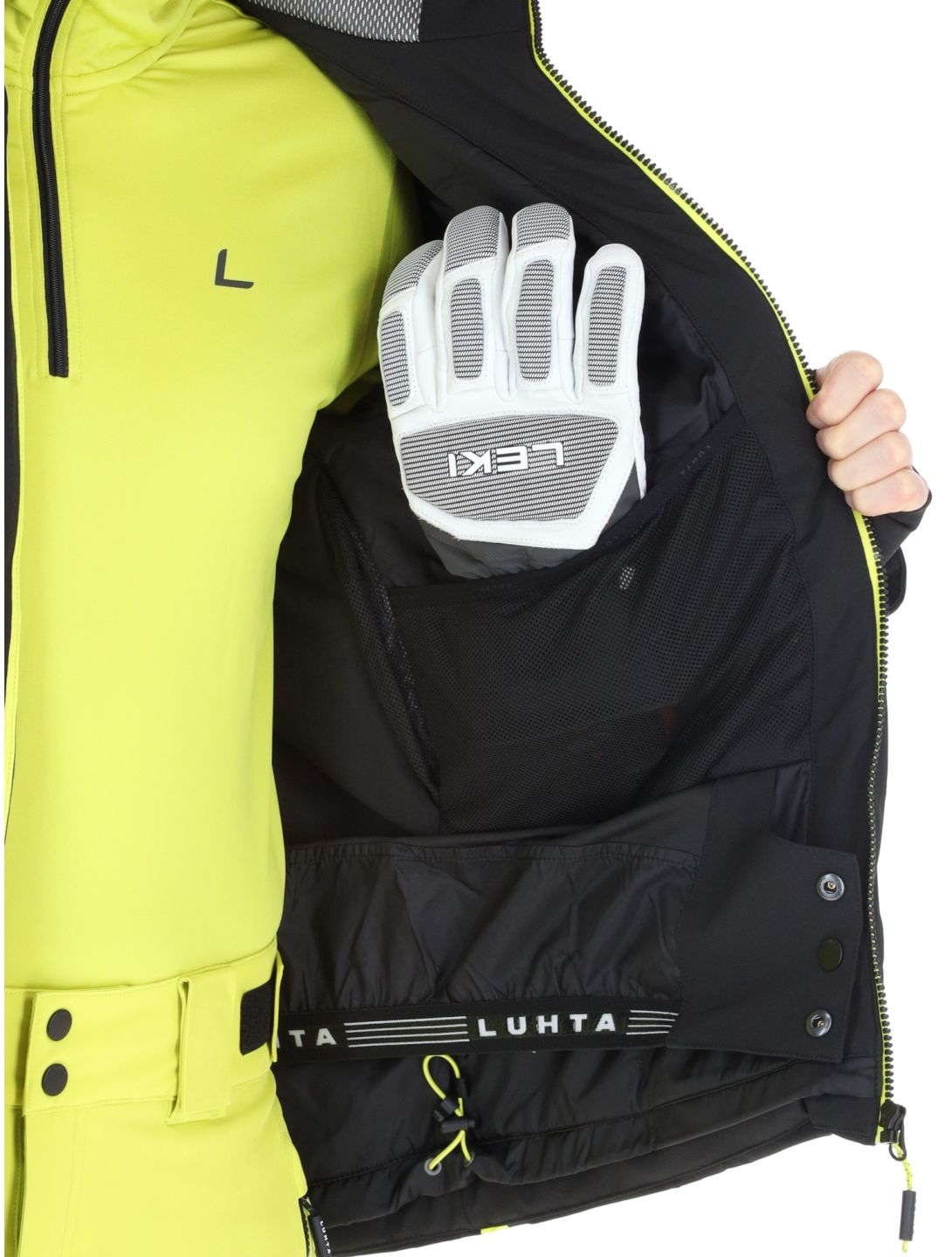 Luhta, Aakenustunturi veste de ski hommes Black noir 