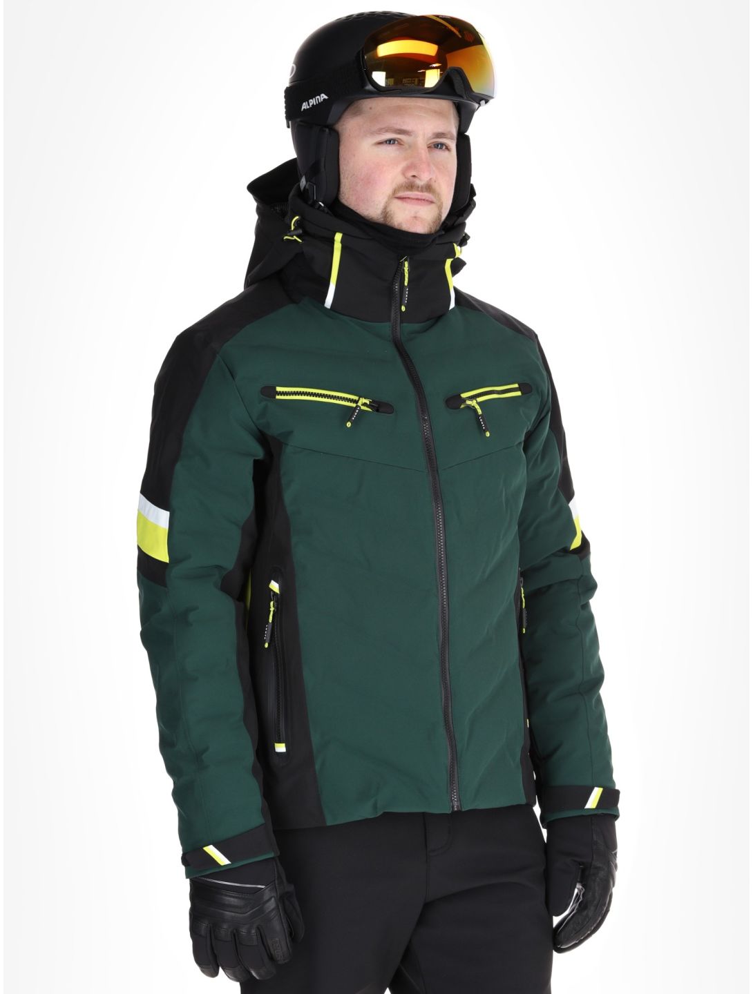 Luhta, Aakenustunturi veste de ski hommes Dark Green vert 