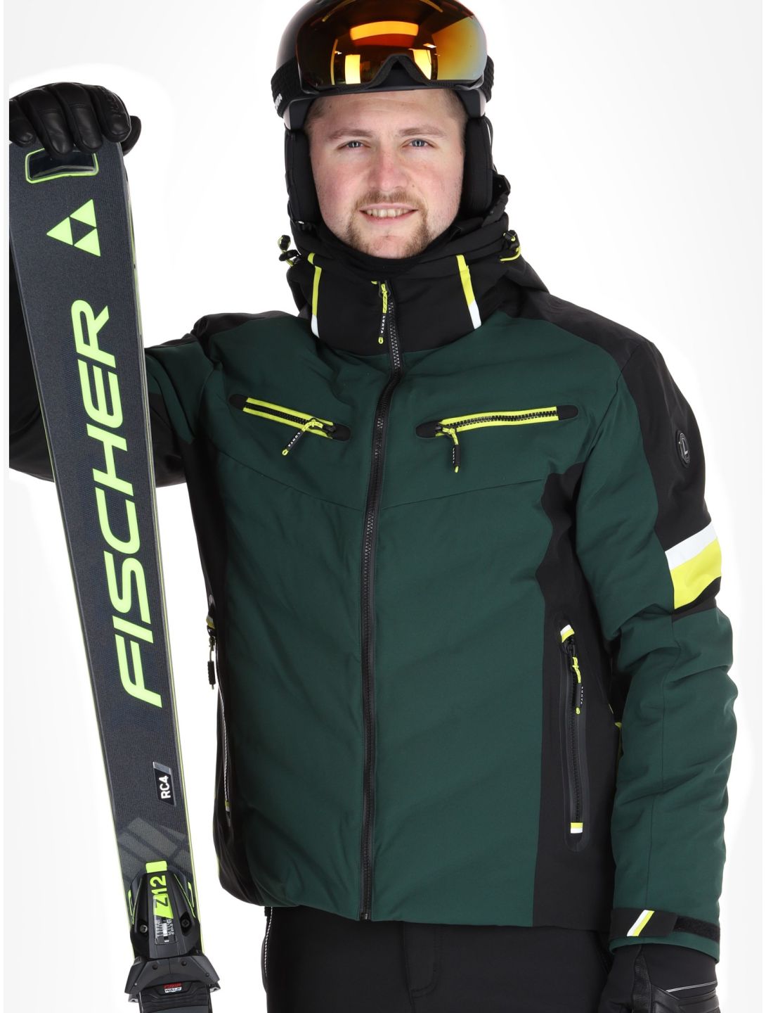 Luhta, Aakenustunturi veste de ski hommes Dark Green vert 