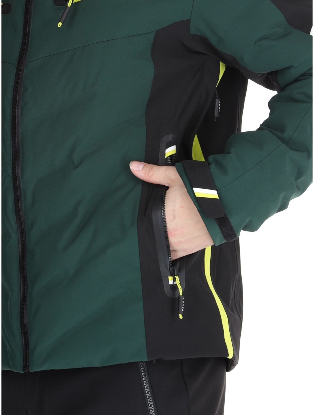 Luhta, Aakenustunturi veste de ski hommes Dark Green vert 