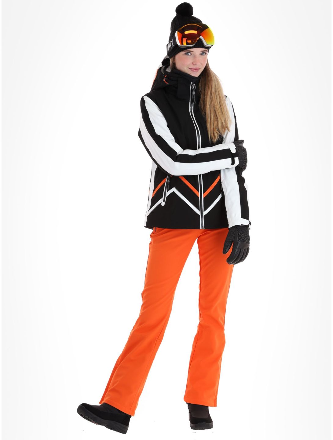 Luhta, Buresoaivi veste de ski femmes Black blanc, noir 