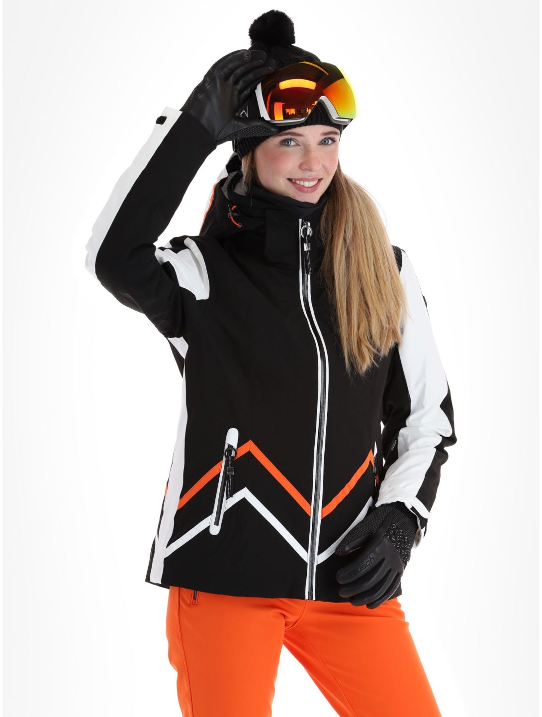 Luhta, Buresoaivi veste de ski femmes Black blanc, noir 