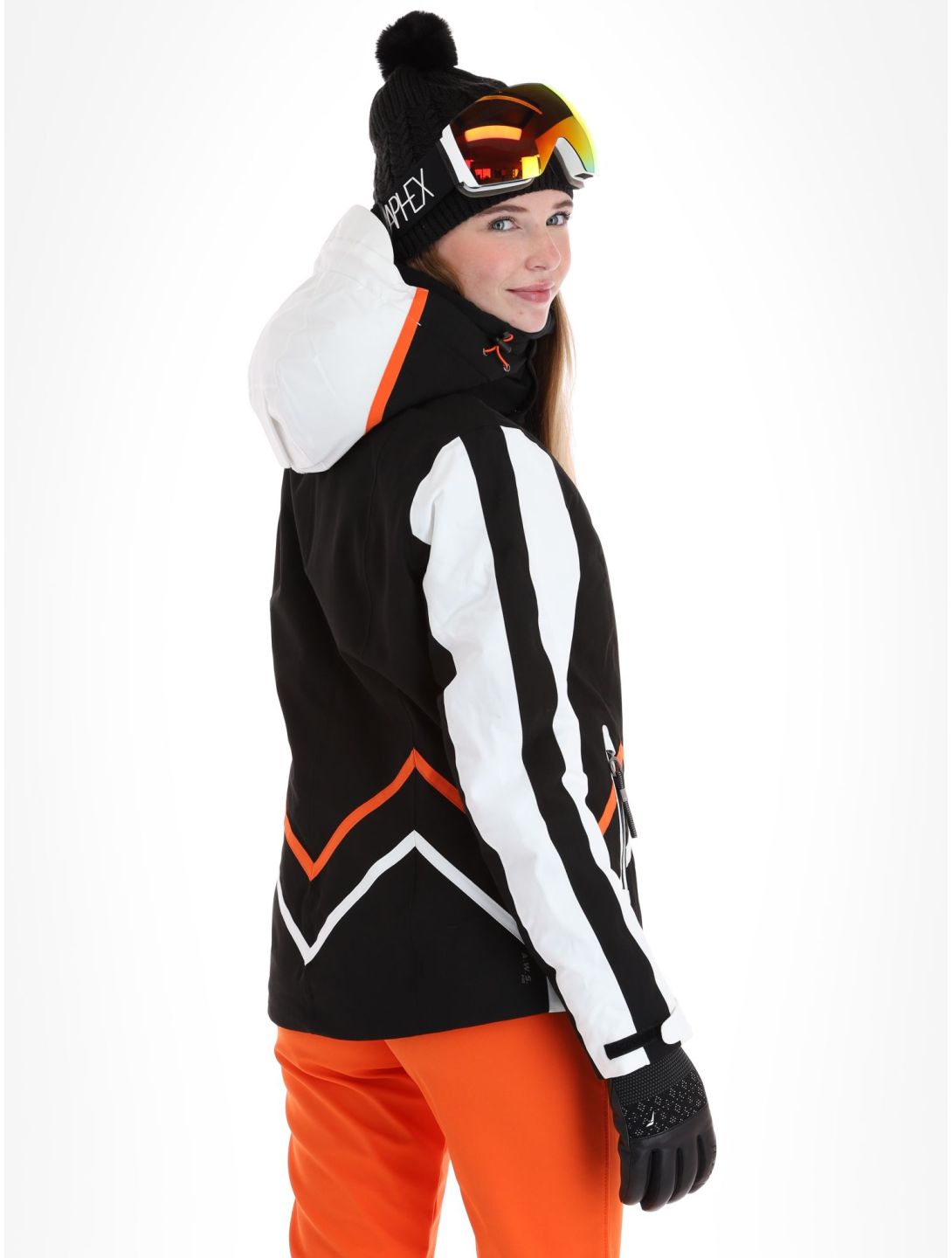 Luhta, Buresoaivi veste de ski femmes Black blanc, noir 