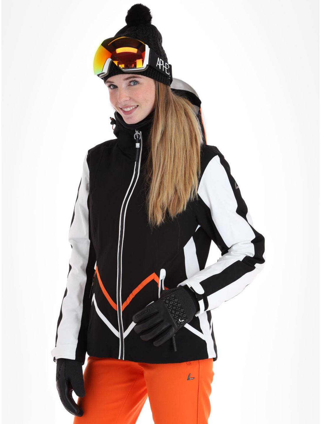 Luhta, Buresoaivi veste de ski femmes Black blanc, noir 