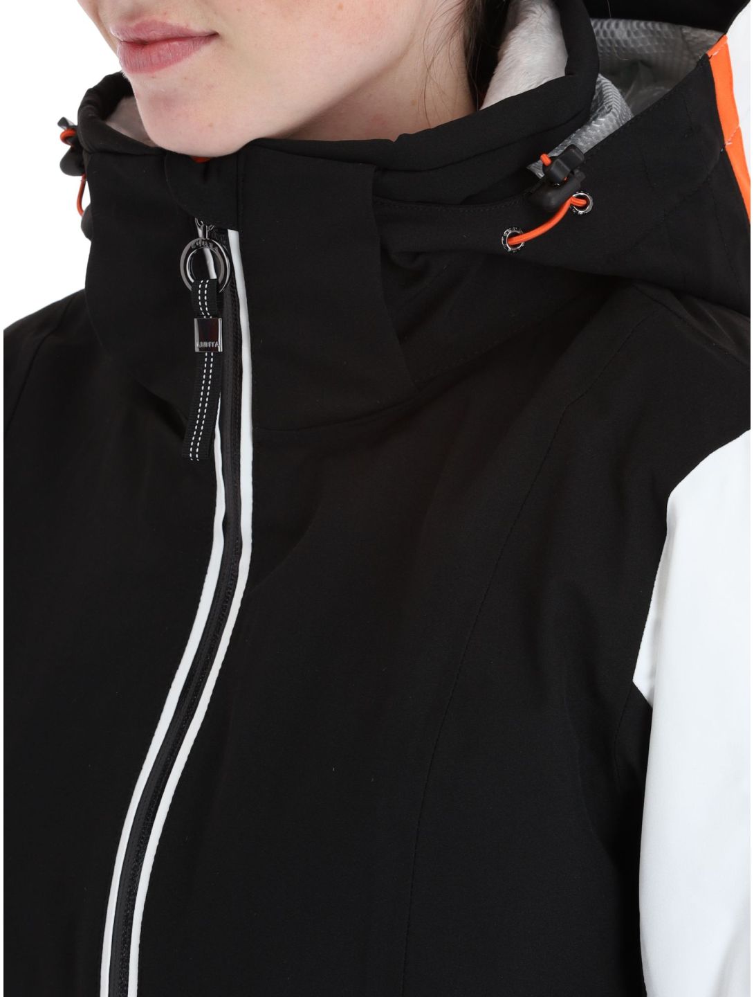 Luhta, Buresoaivi veste de ski femmes Black blanc, noir 