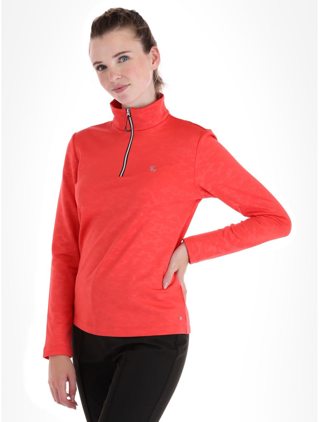 Luhta, Eurasaari pull de ski femmes Classic Red rouge 