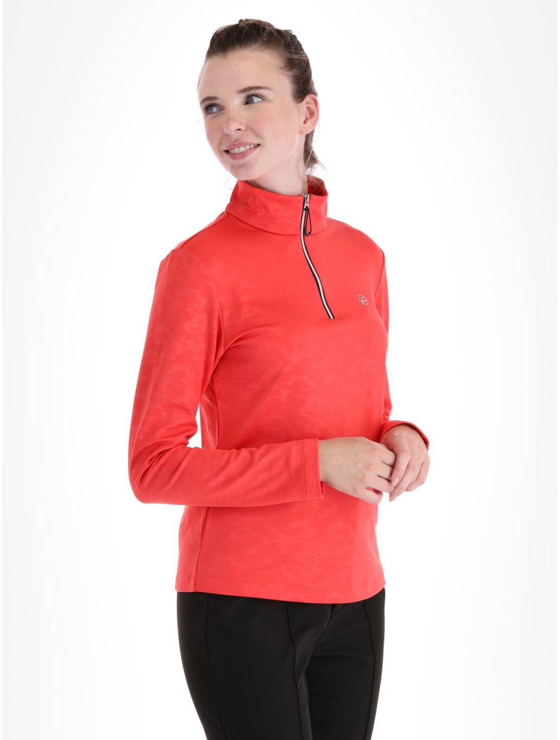 Luhta, Eurasaari pull de ski femmes Classic Red rouge 