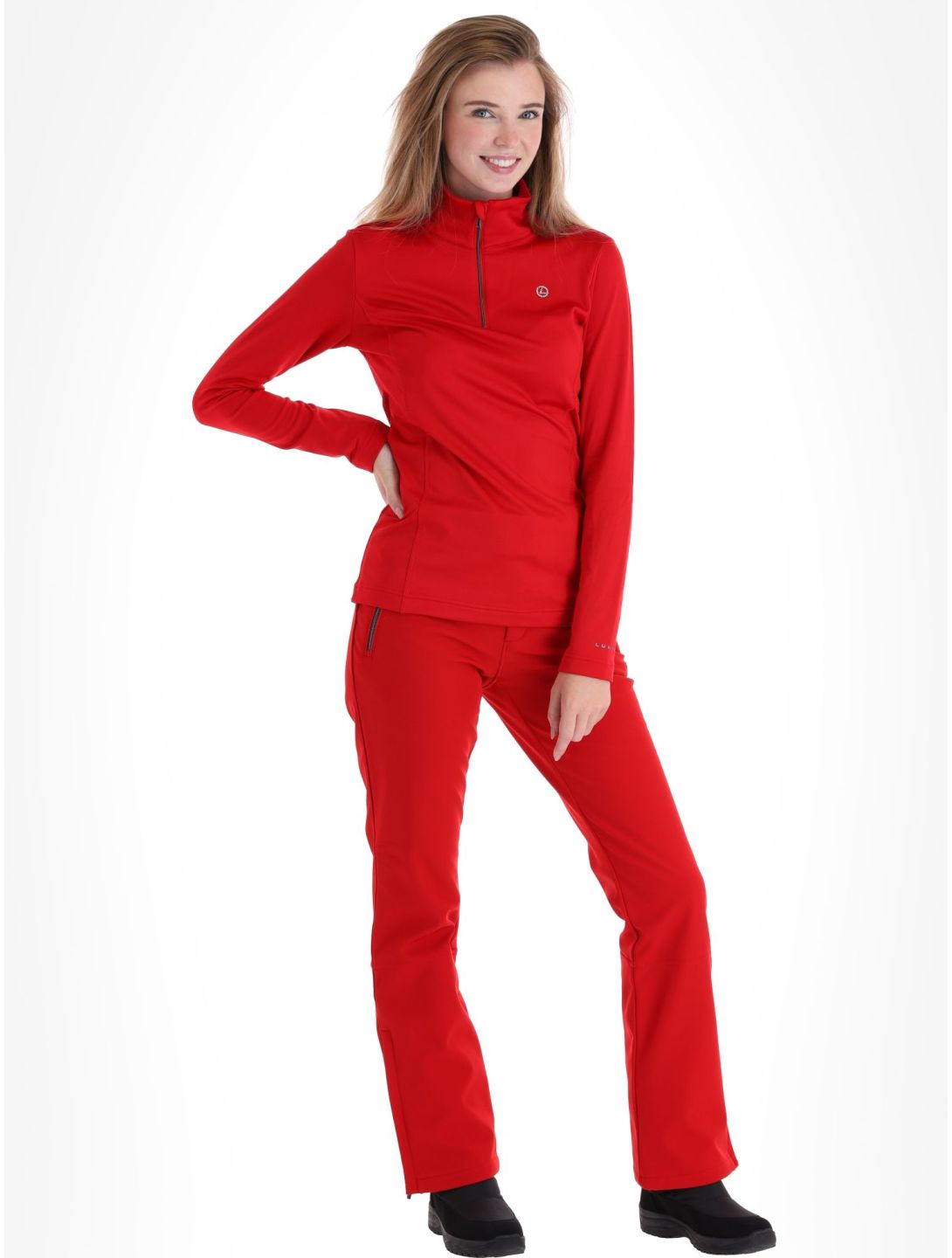 Luhta, Hailuoto pull de ski femmes Cranberry rouge 