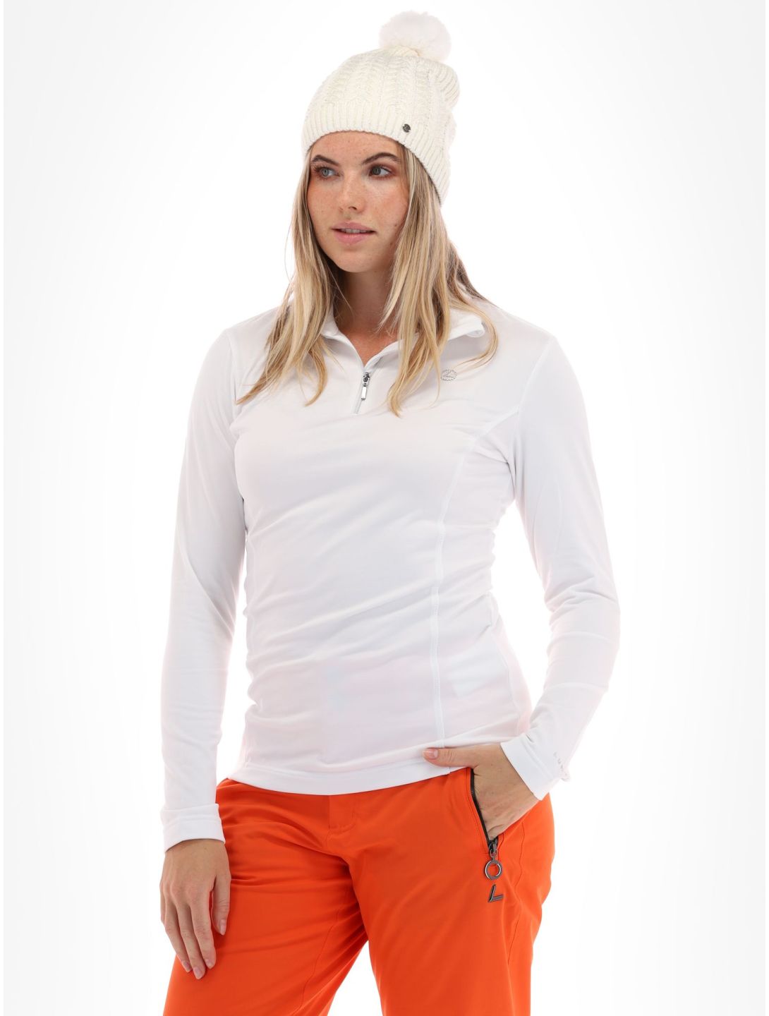 Luhta, Hailuoto pull de ski femmes Optic White blanc 