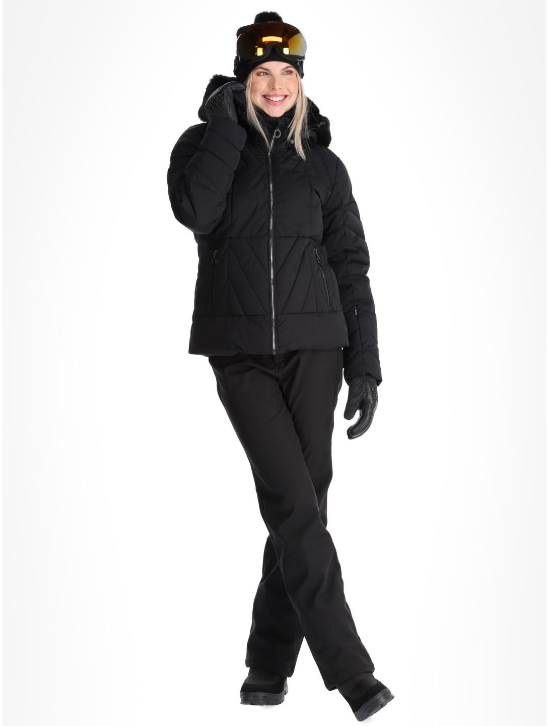 Luhta, Hakonkoski veste de ski femmes Black noir 