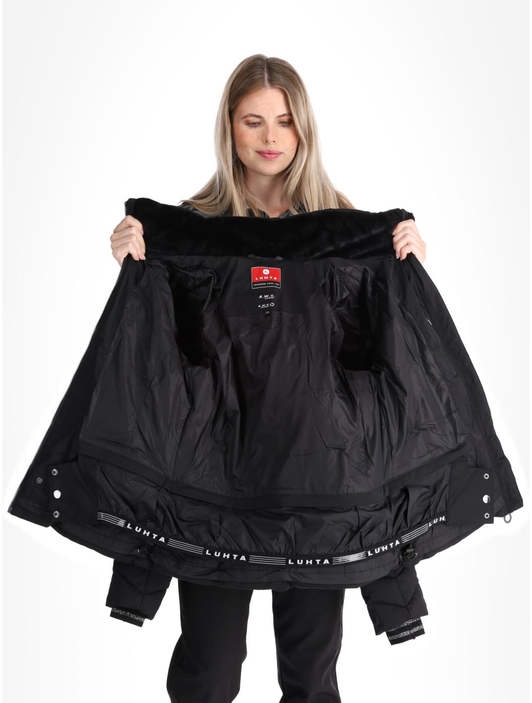 Luhta, Hakonkoski veste de ski femmes Black noir 