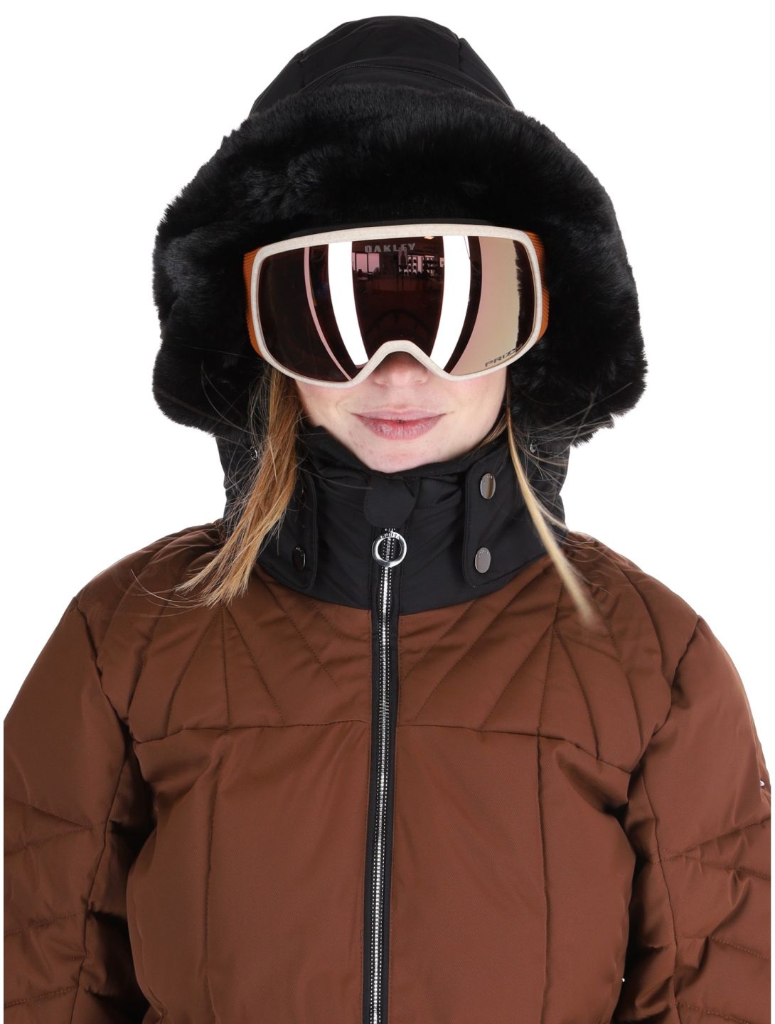 Luhta, Hakonkoski veste de ski femmes Chocolat brun 