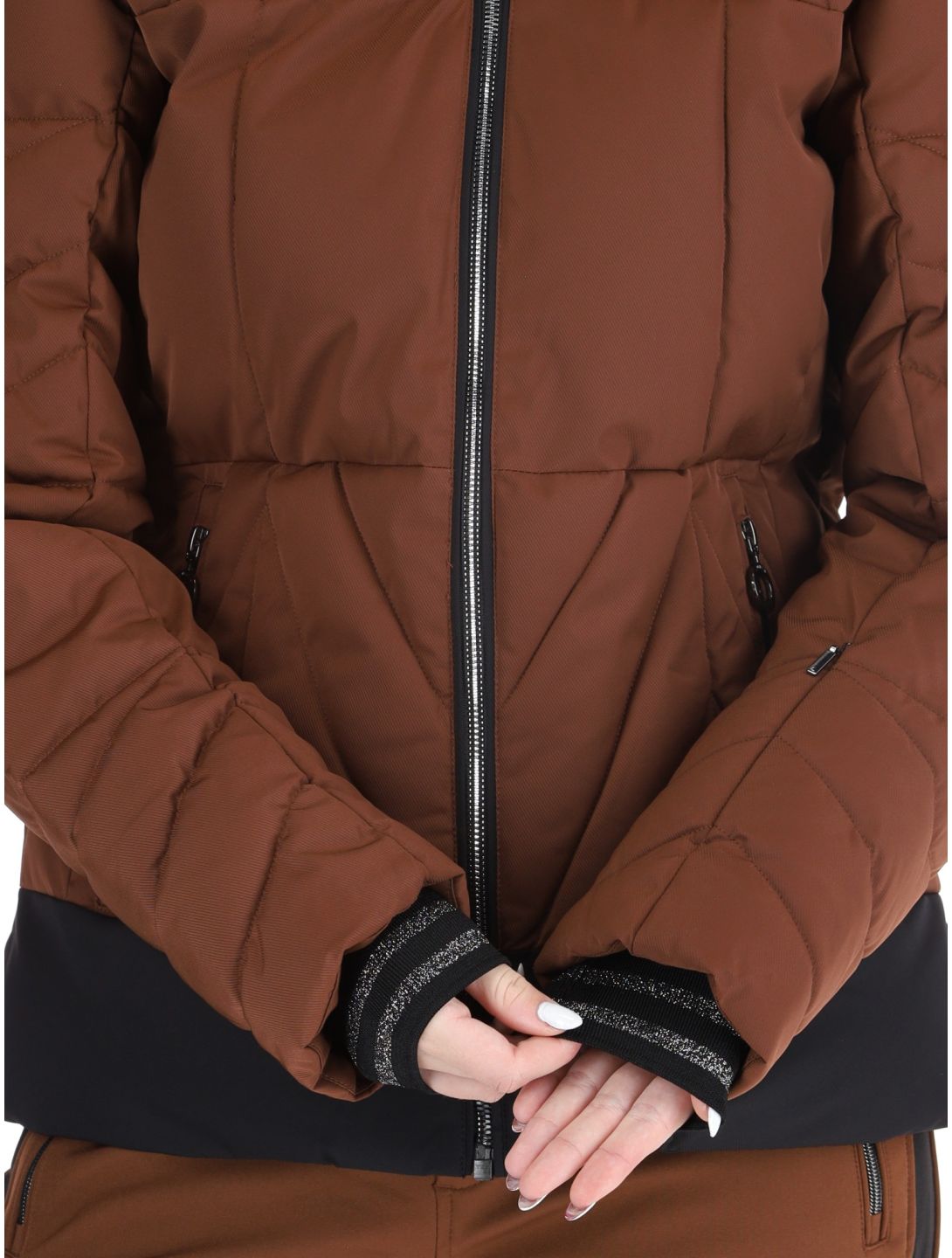 Luhta, Hakonkoski veste de ski femmes Chocolat brun 