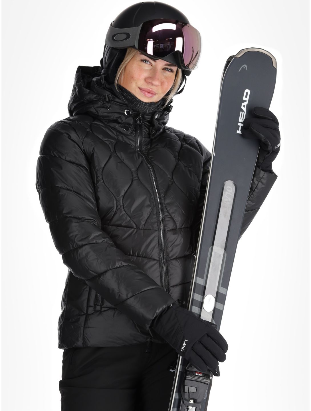 Luhta, Hakosalmi veste de ski femmes Black noir 