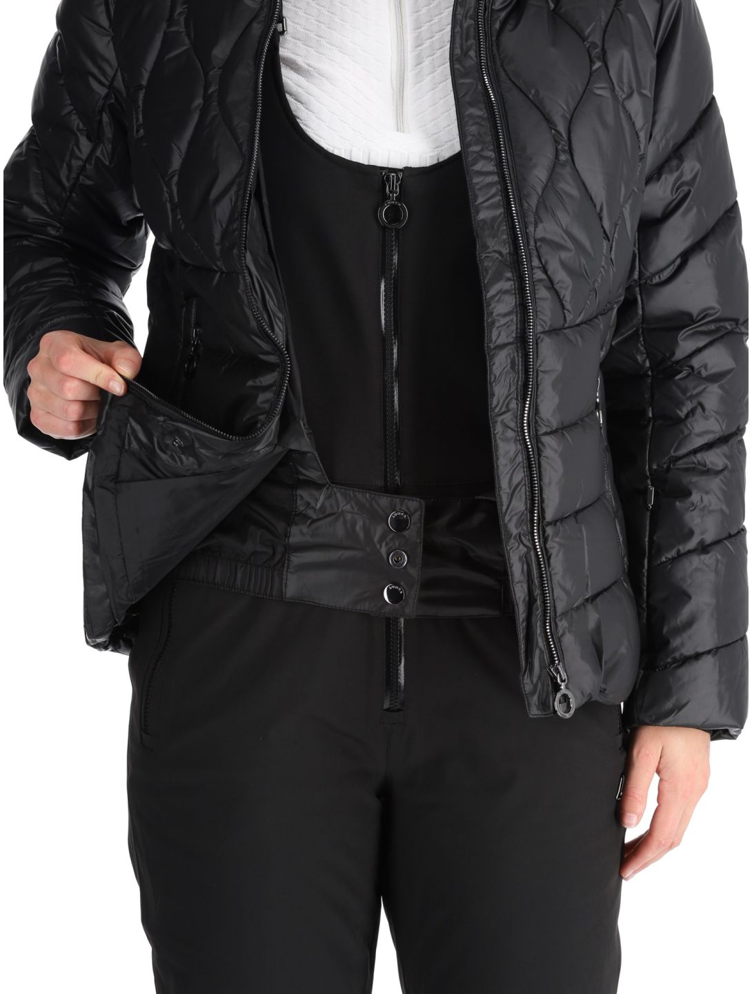 Luhta, Hakosalmi veste de ski femmes Black noir 