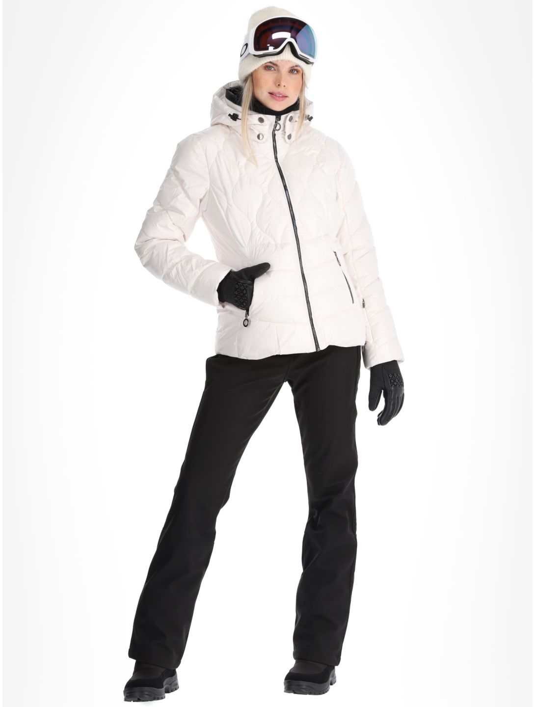 Luhta, Hakosalmi veste de ski femmes Powder beige 