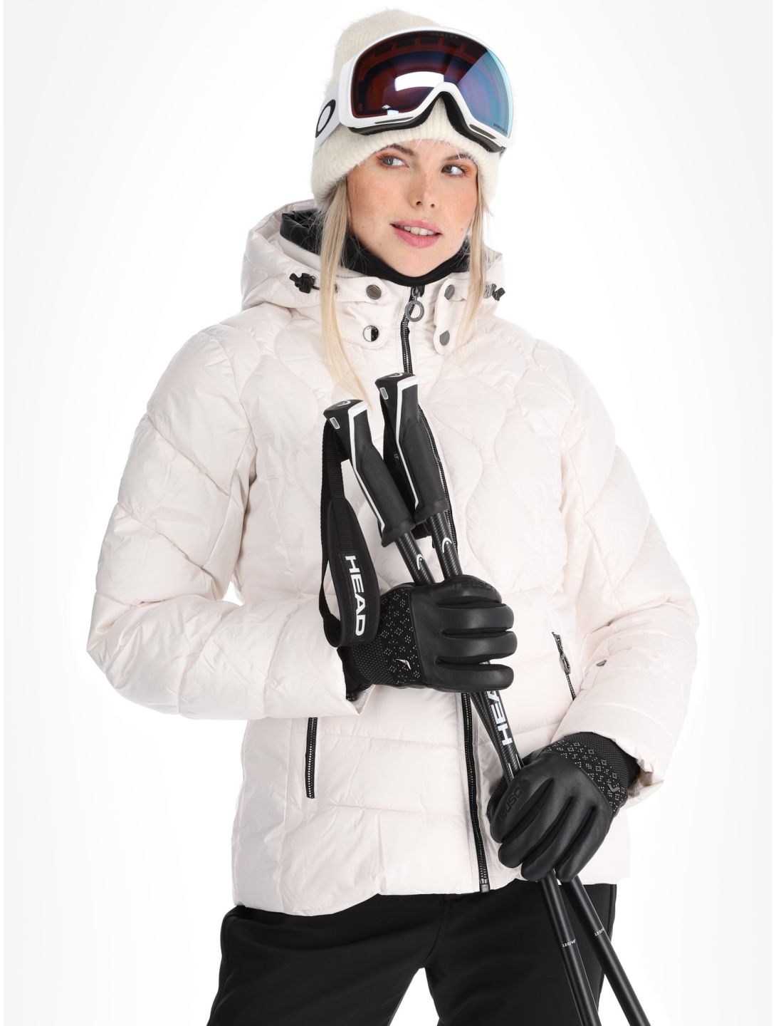 Luhta, Hakosalmi veste de ski femmes Powder beige 