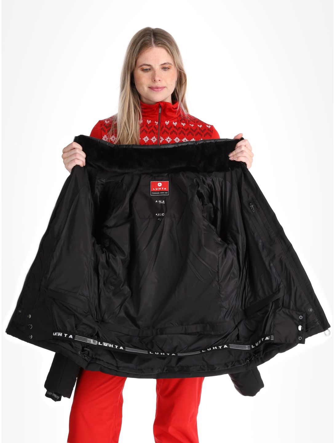 Luhta, Hakula veste de ski femmes Black noir 