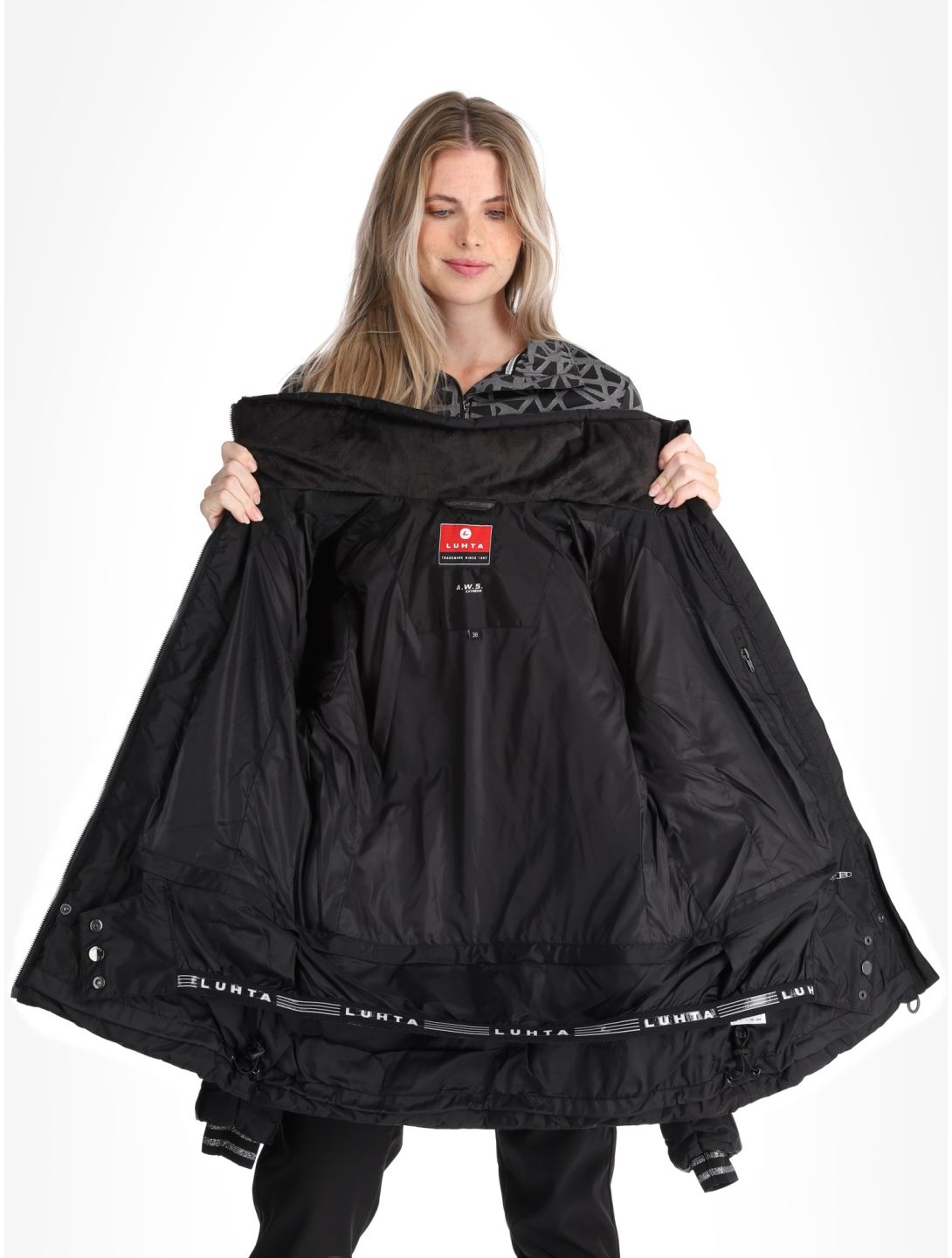 Luhta, Hakulila veste de ski femmes Black noir 