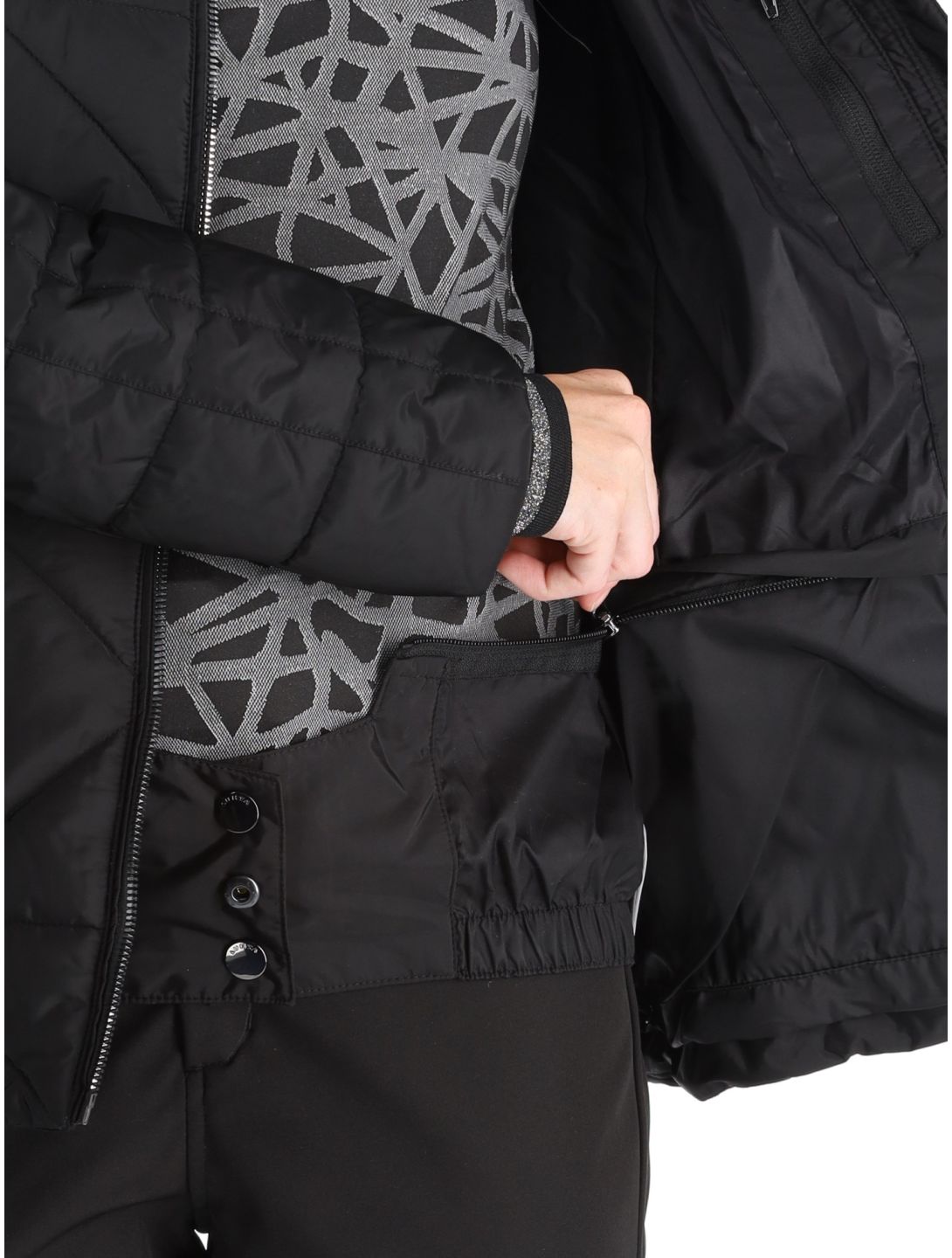 Luhta, Hakulila veste de ski femmes Black noir 