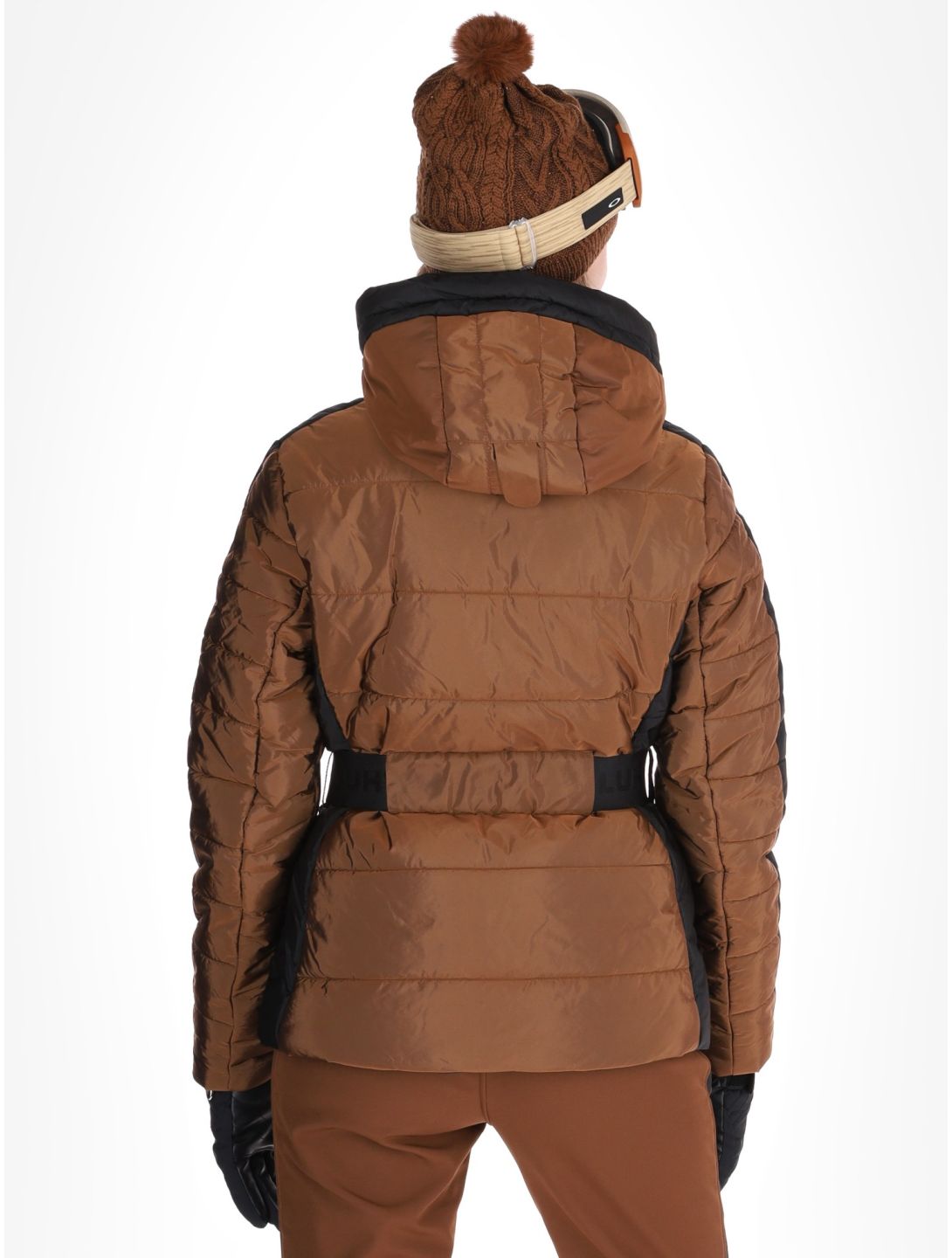 Luhta, Hakulila veste de ski femmes Chocolat brun 