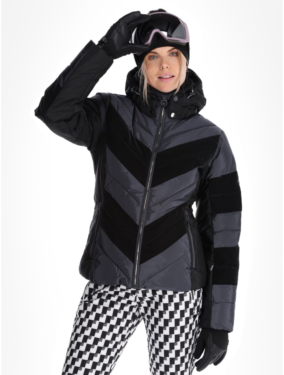 Luhta, Halikko veste de ski femmes Anthracite gris 