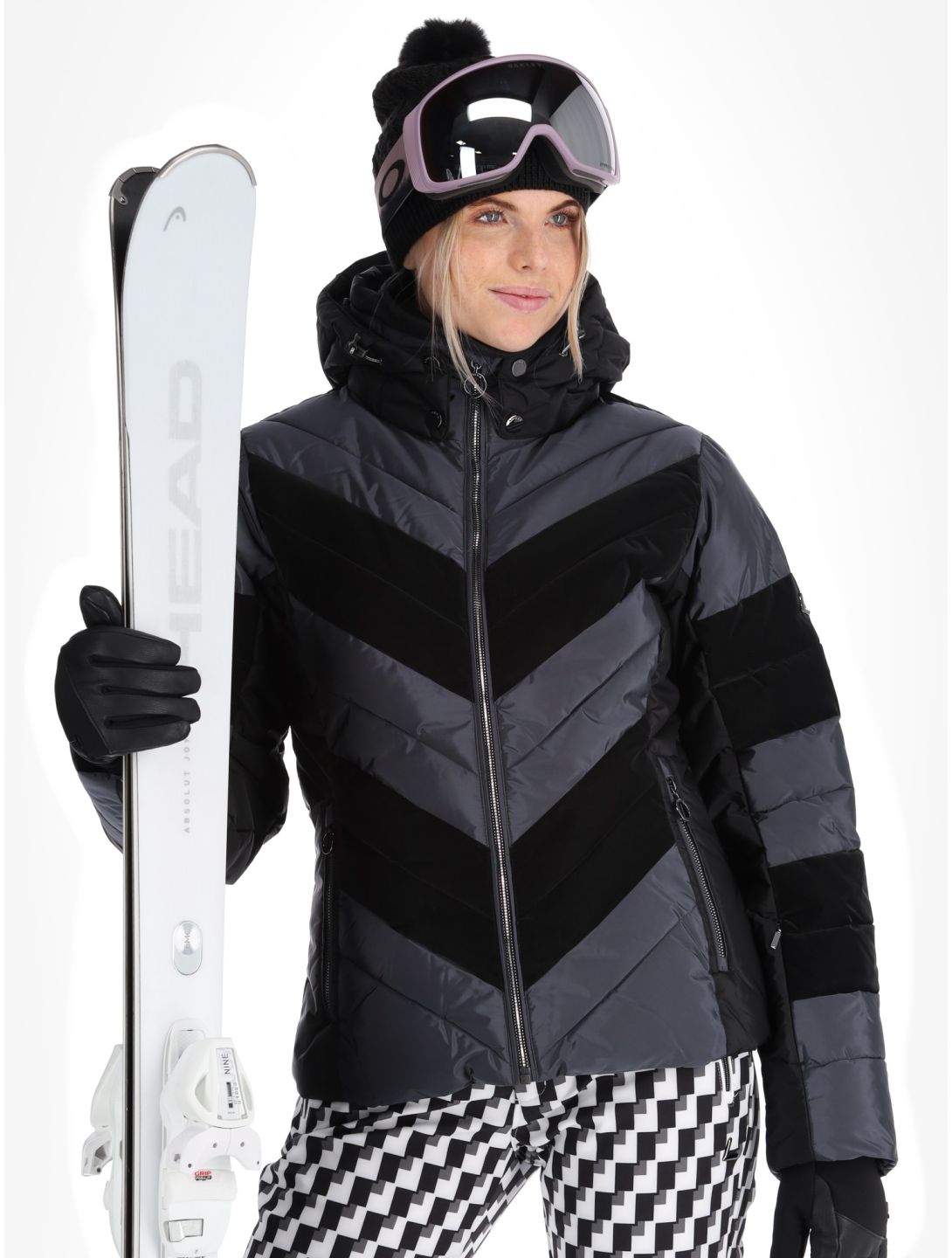 Luhta, Halikko veste de ski femmes Anthracite gris 