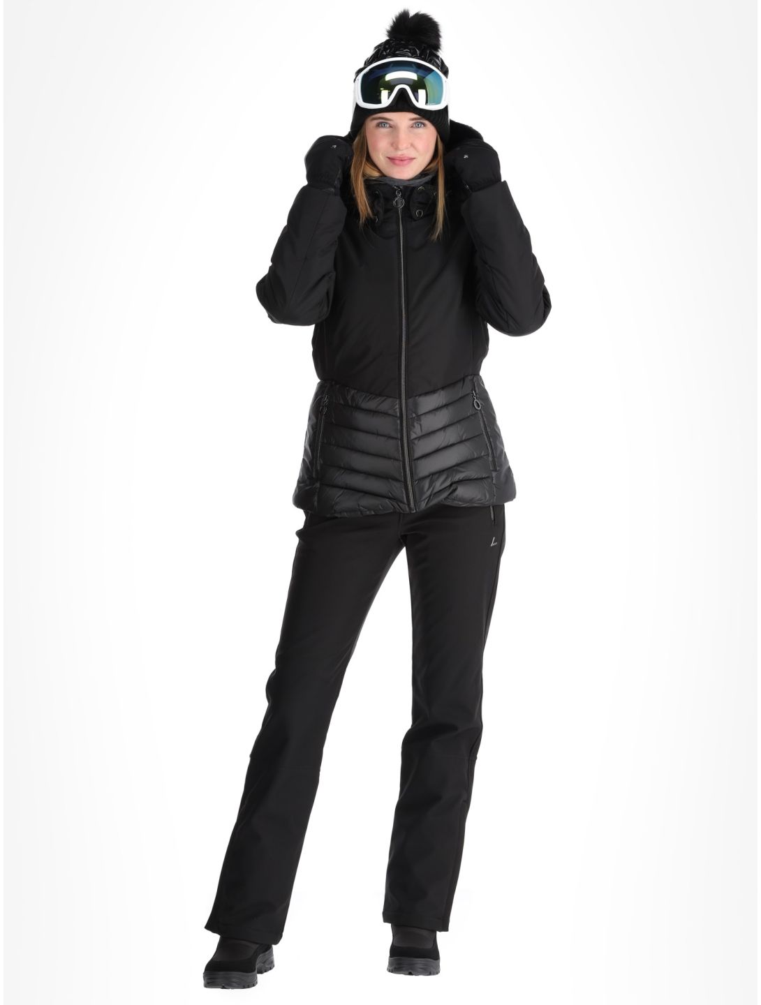 Luhta, Halkis veste de ski femmes Black noir 