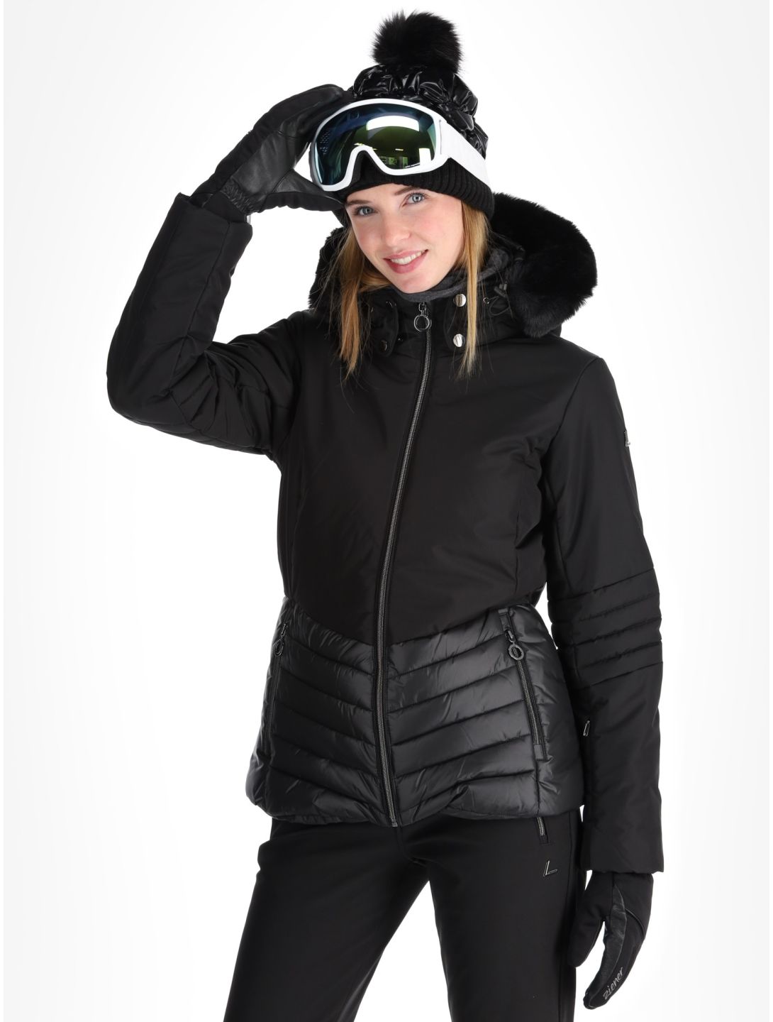 Luhta, Halkis veste de ski femmes Black noir 