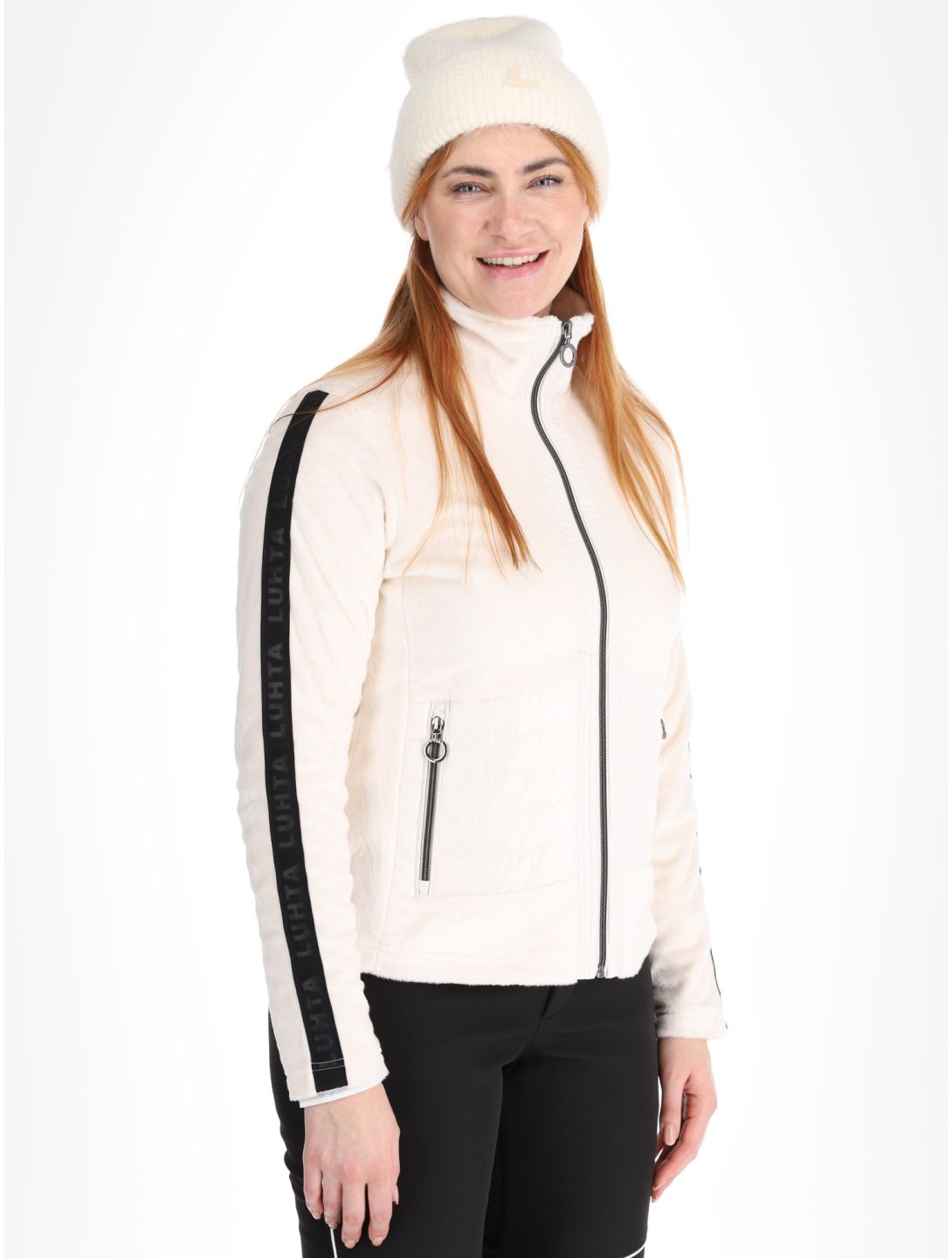 Luhta, Halmejoki gilet femmes Powder beige 