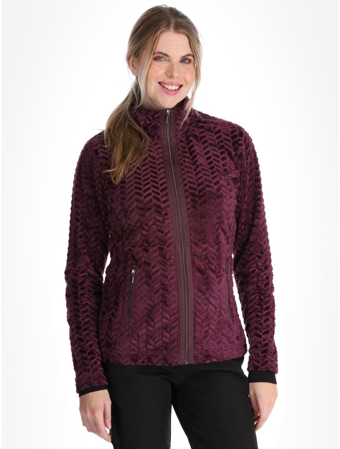 Luhta, Halmeniemi gilet femmes Plum violet 