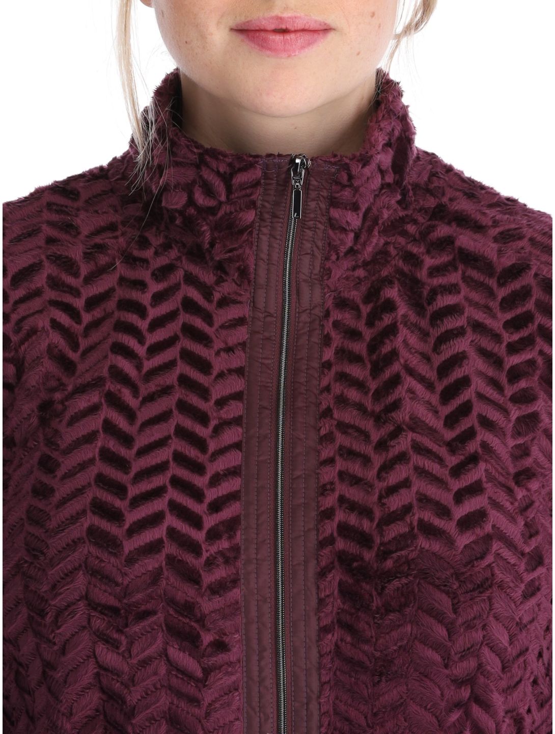 Luhta, Halmeniemi gilet femmes Plum violet 