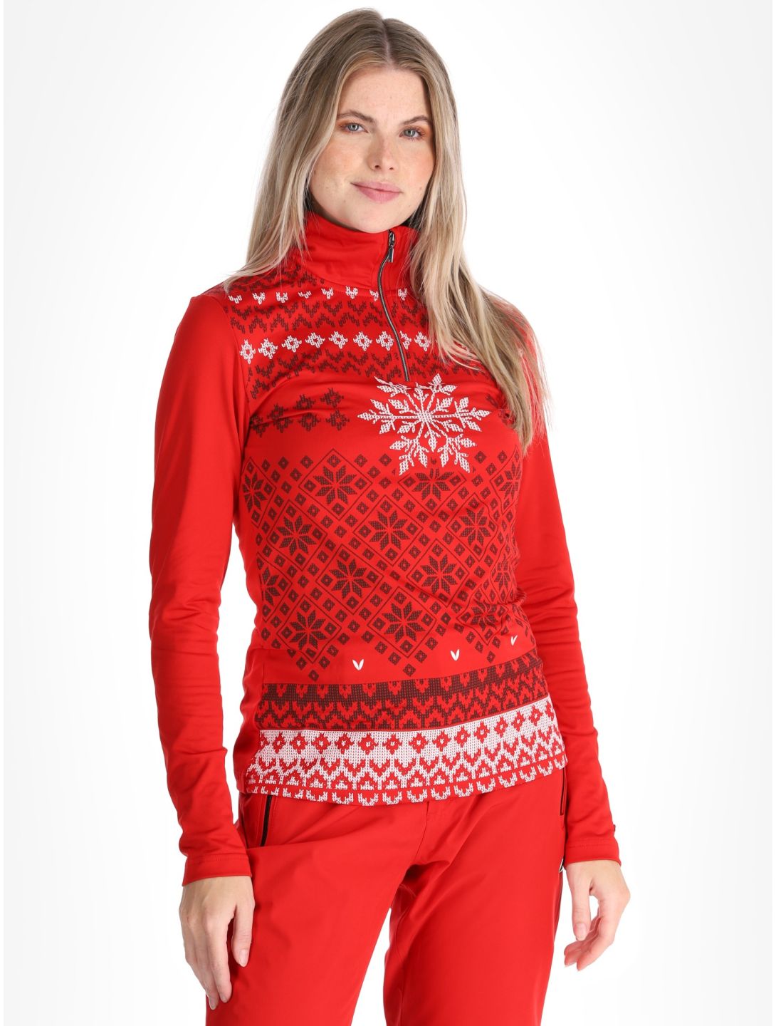 Luhta, Hangist pull de ski femmes Cranberry rouge 