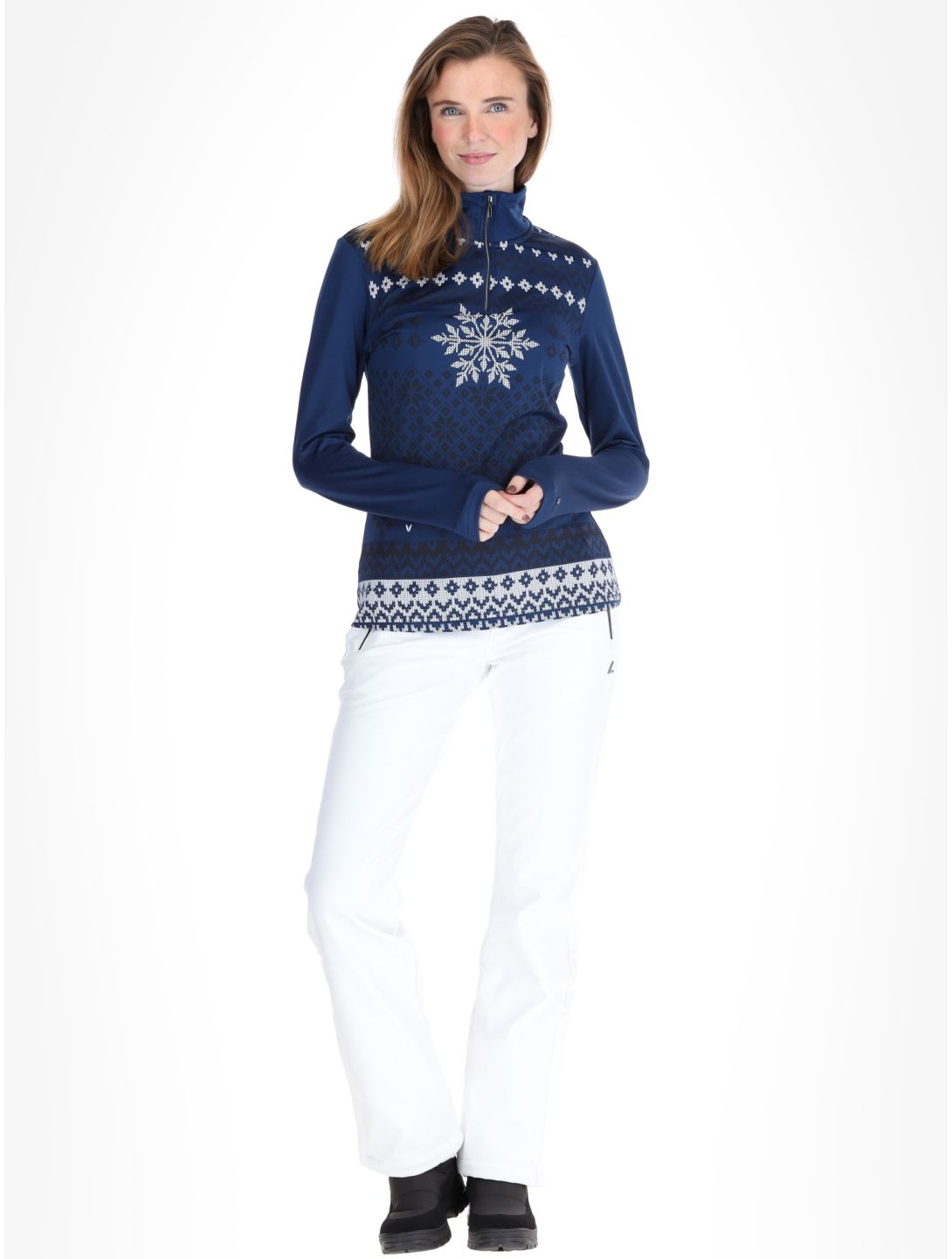 Luhta, Hangist pull de ski femmes Navy Blue bleu 