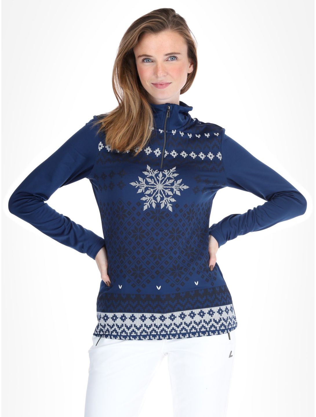 Luhta, Hangist pull de ski femmes Navy Blue bleu 