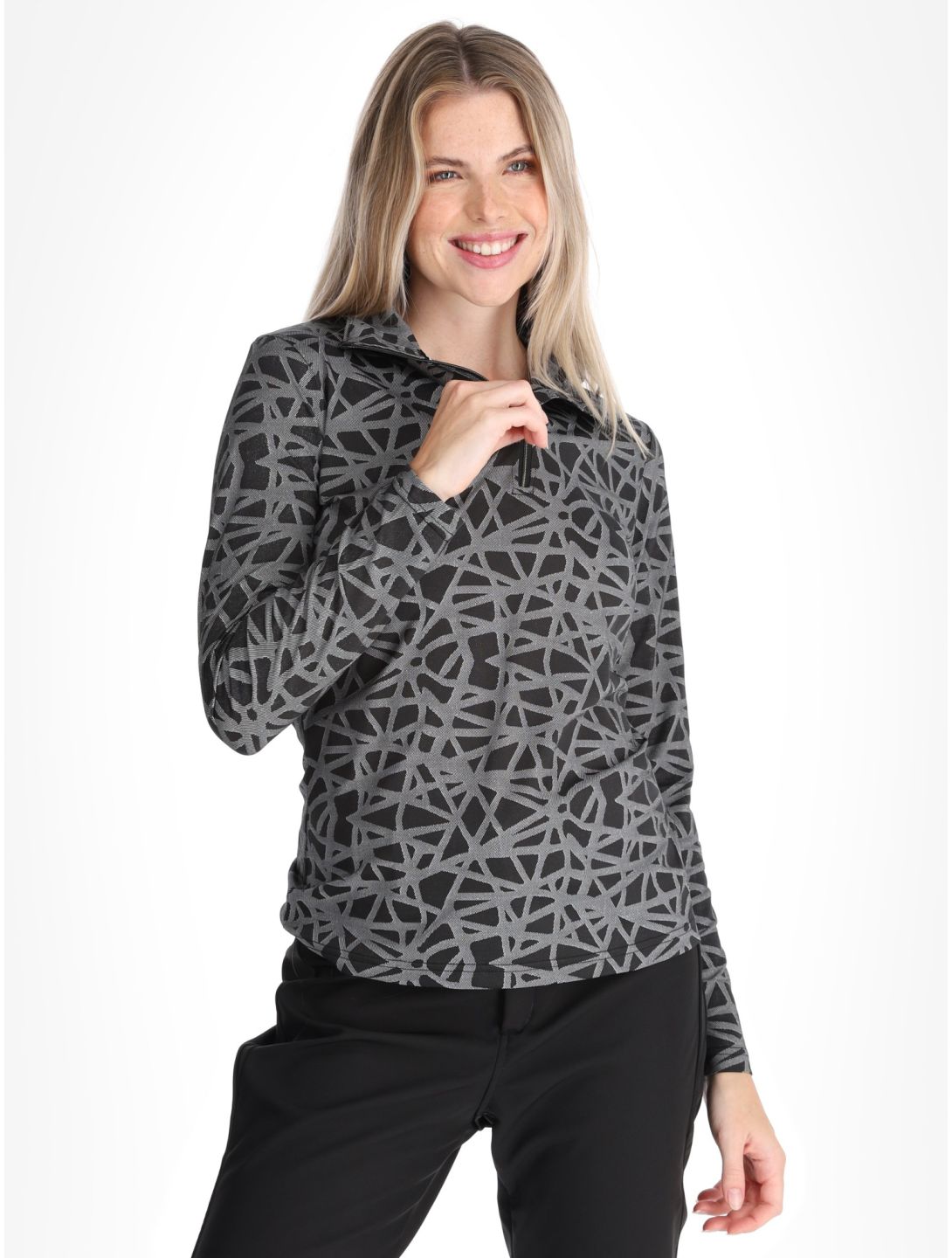 Luhta, Hanhijoki pull de ski femmes Black noir 