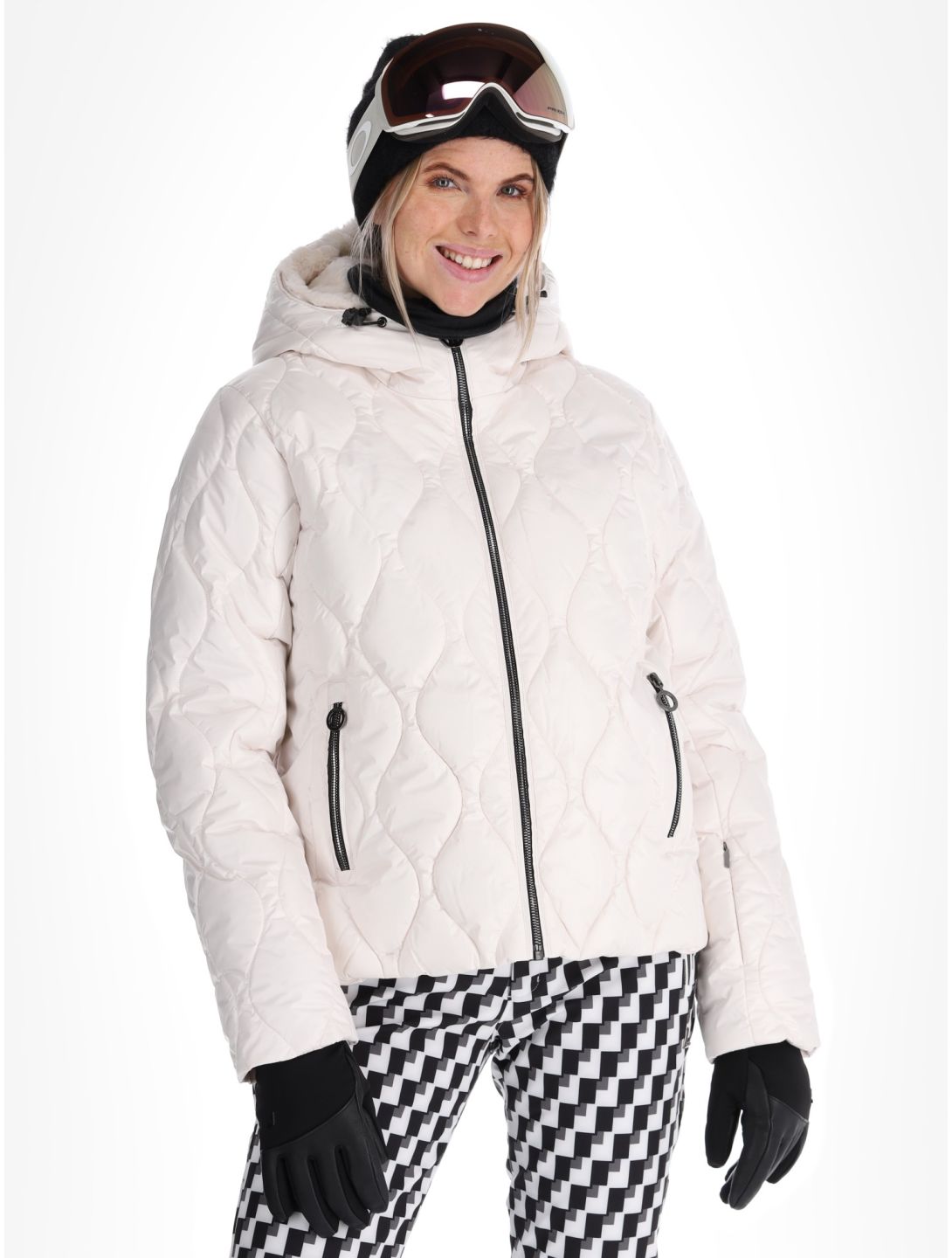 Luhta, Harikkala veste de ski femmes Powder beige 