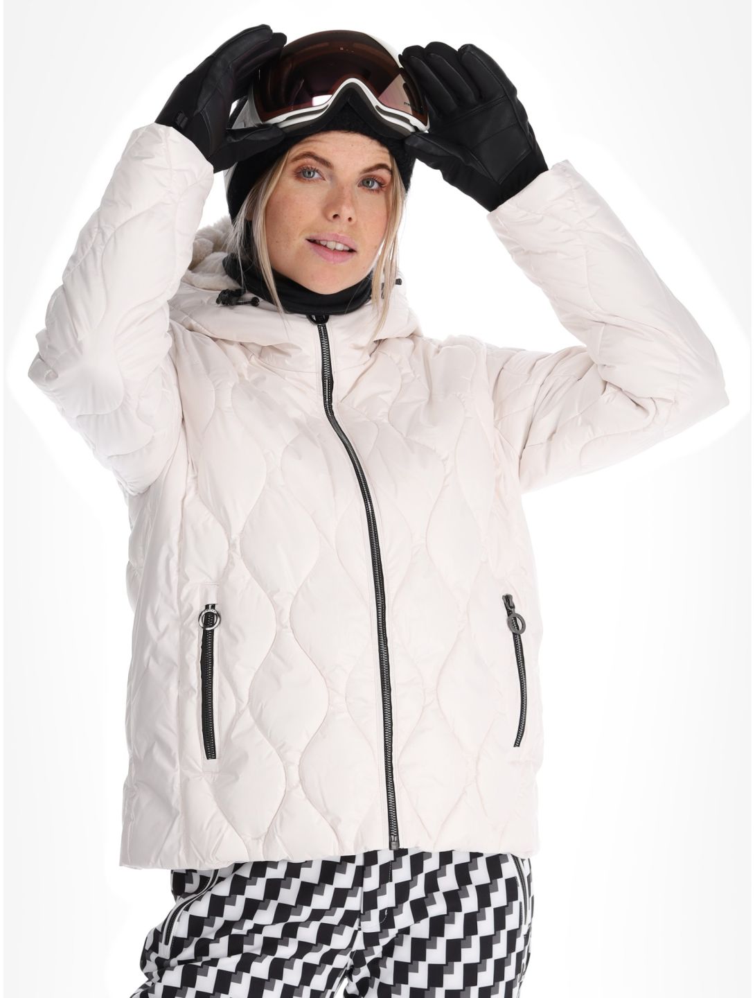 Luhta, Harikkala veste de ski femmes Powder beige 