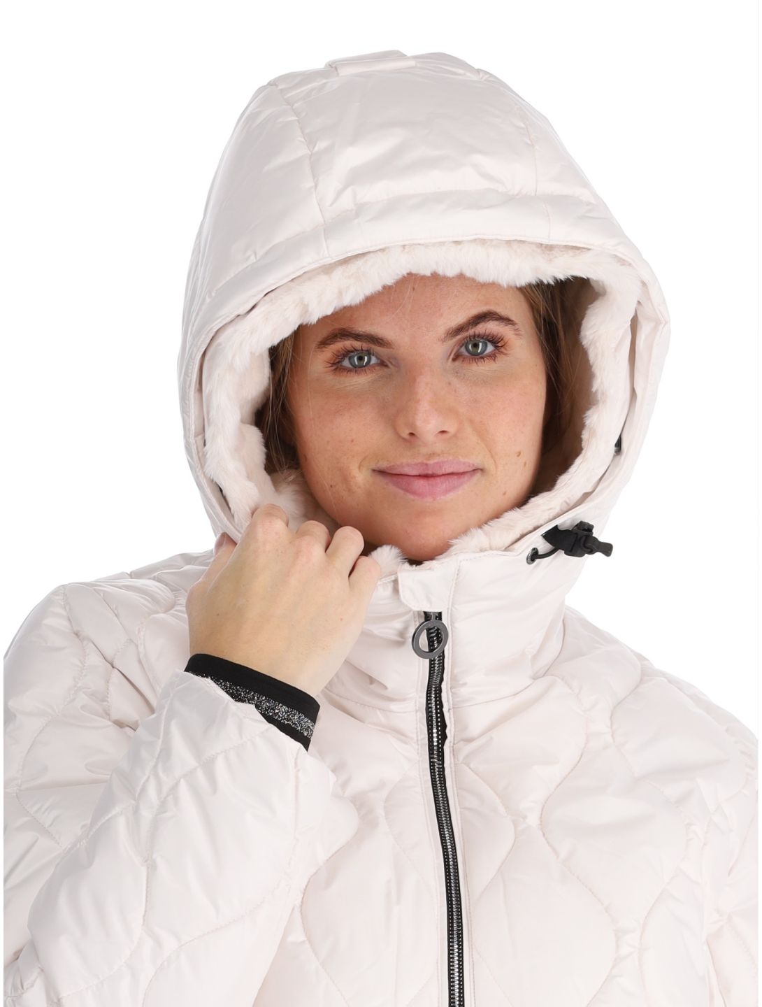 Luhta, Harikkala veste de ski femmes Powder beige 