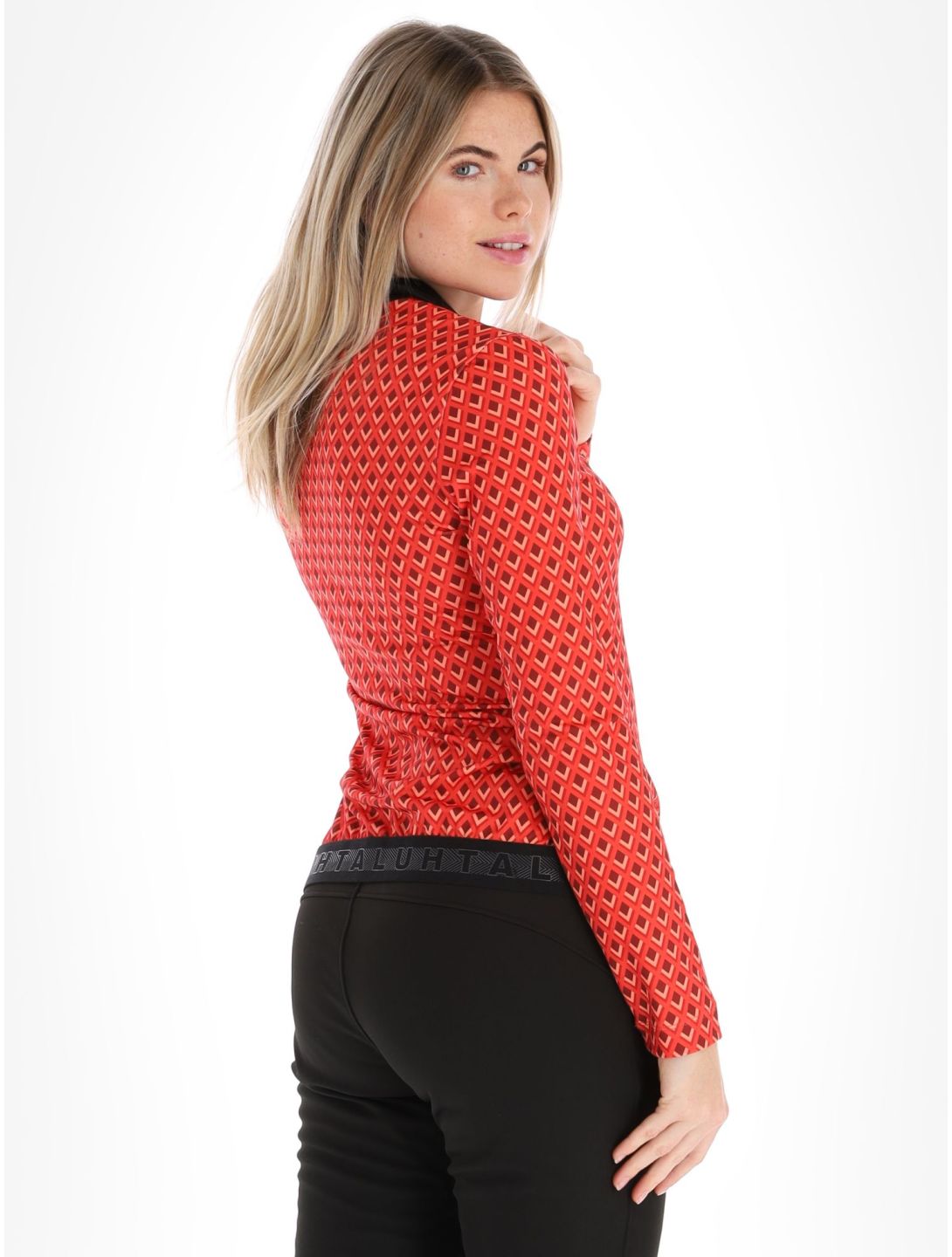 Luhta, Hukari pull de ski femmes Classic Red rouge 