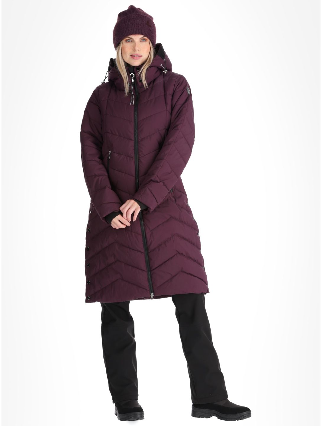 Luhta, Iiksi veste de ski femmes Plum 