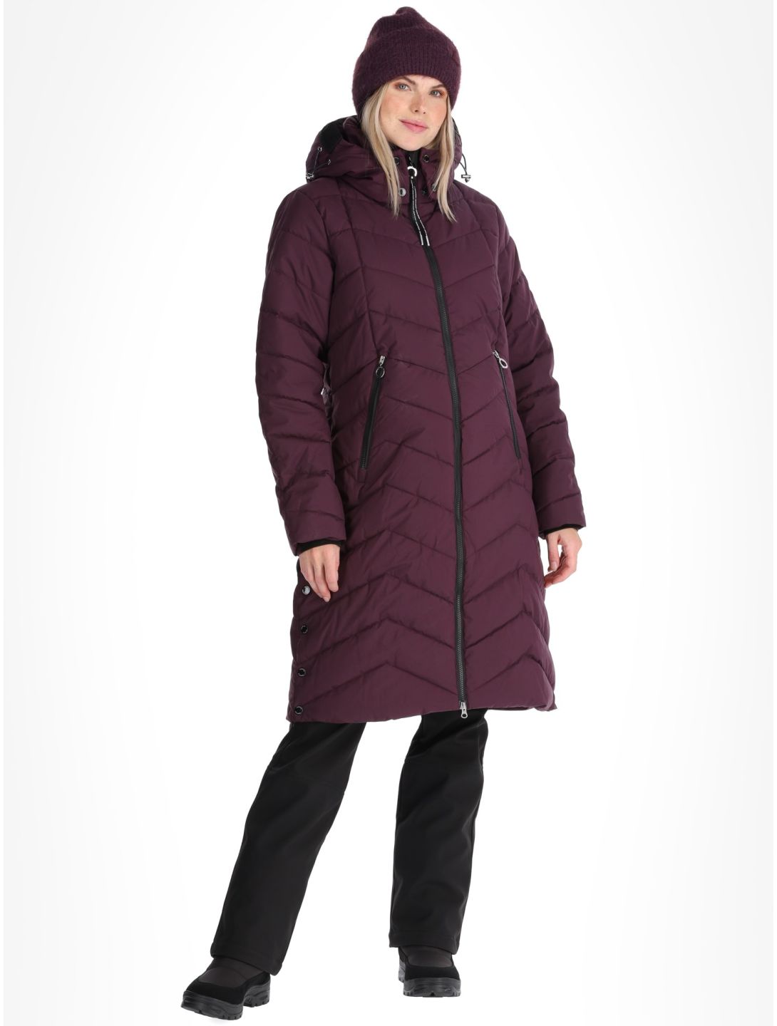 Luhta, Iiksi veste de ski femmes Plum 