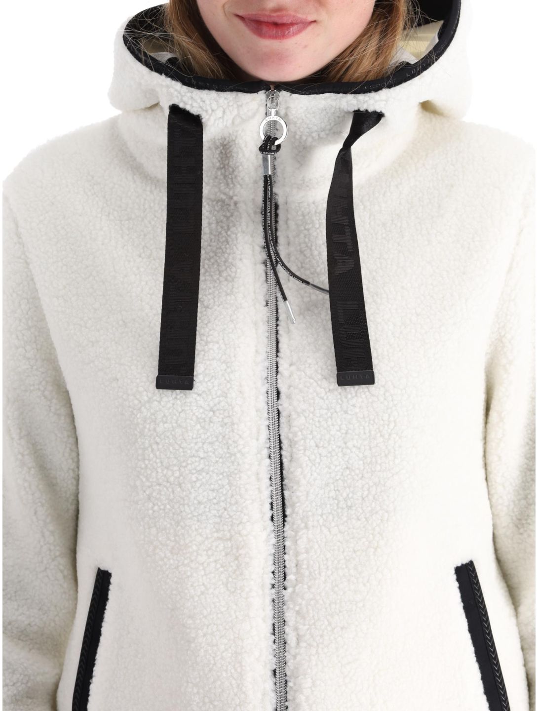 Luhta, Iskoinen gilet femmes Natural White blanc 