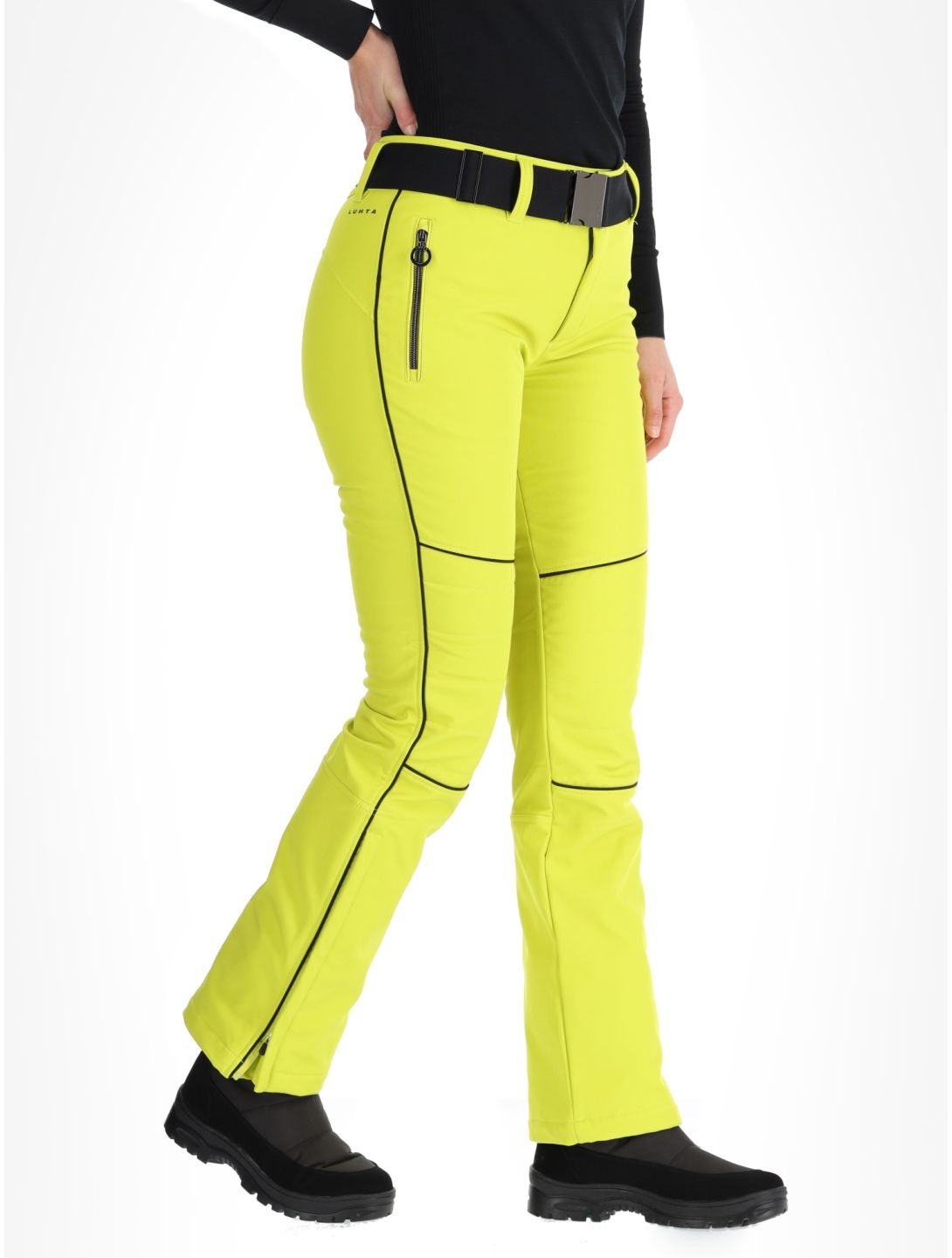 Luhta, Jaamalai pantalon de ski en softshell femmes Aloe vert 