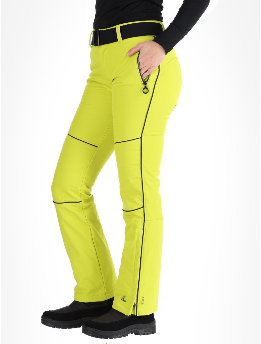 Luhta, Jaamalai pantalon de ski en softshell femmes Aloe vert 