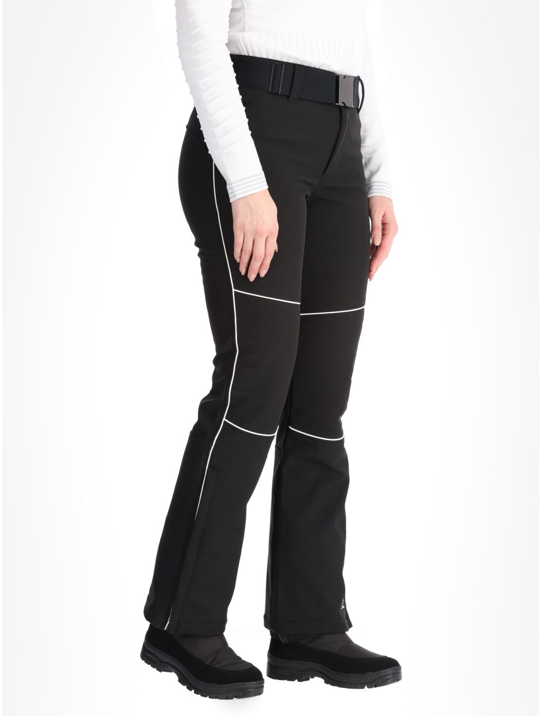 Luhta, Jaamalai pantalon de ski en softshell femmes Black noir 