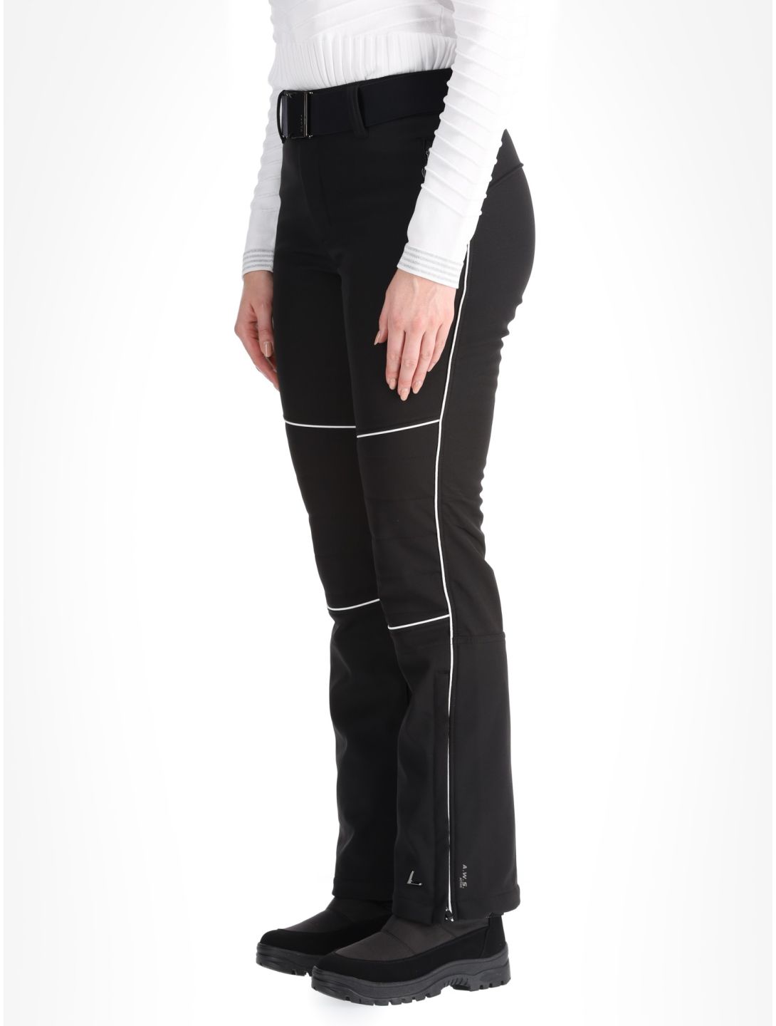 Luhta, Jaamalai pantalon de ski en softshell femmes Black noir 