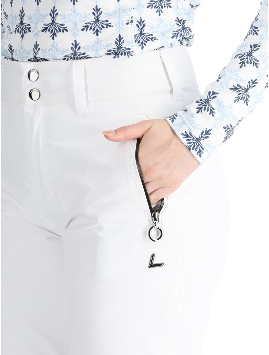 Luhta, Jero pantalon de ski femmes Optic White blanc 